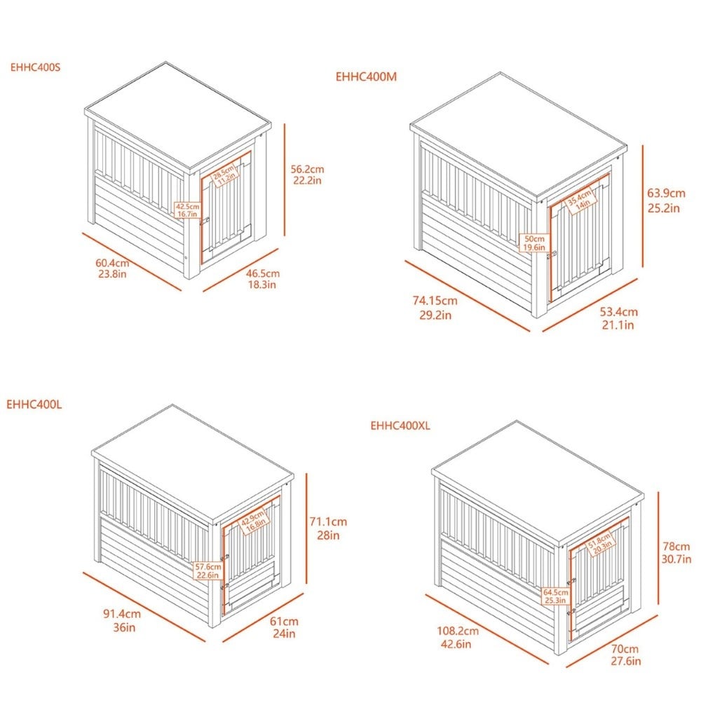 InnPlace™ Hondenbench & bijzettafel - S