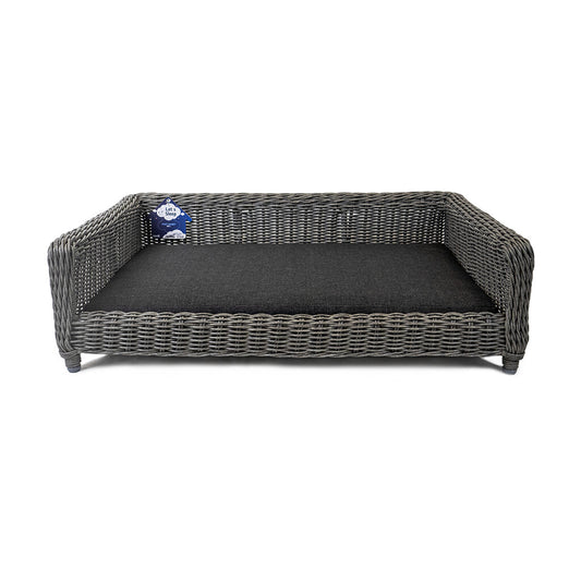 Let's Sleep Cozy Basket Rieten Hondenmand Antraciet