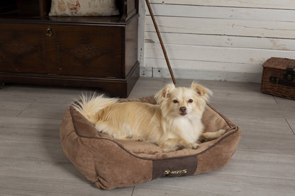 Scruffs Chester Box Bed - Chocolade Bruin S